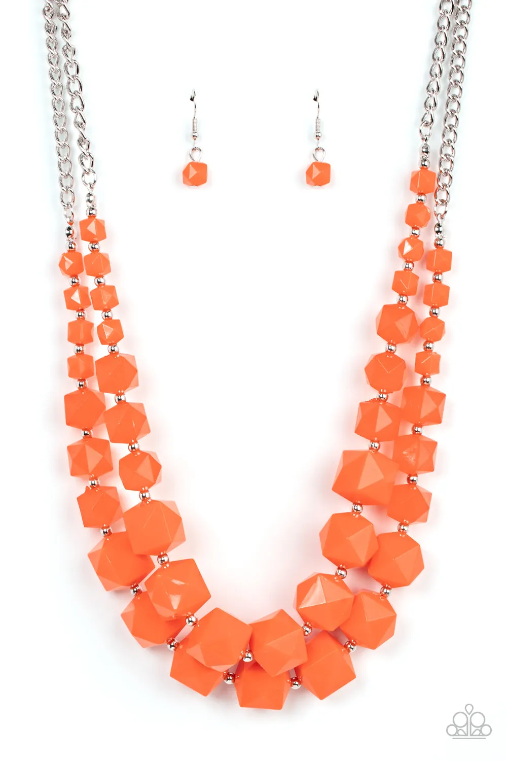 Paparazzi Summer Excursion Necklace Orange