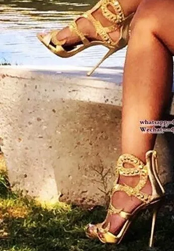 Peep Toe Sandals Rhinestone