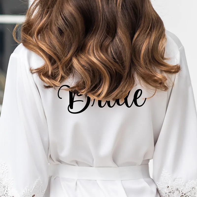 Placement of Embroidery Robes