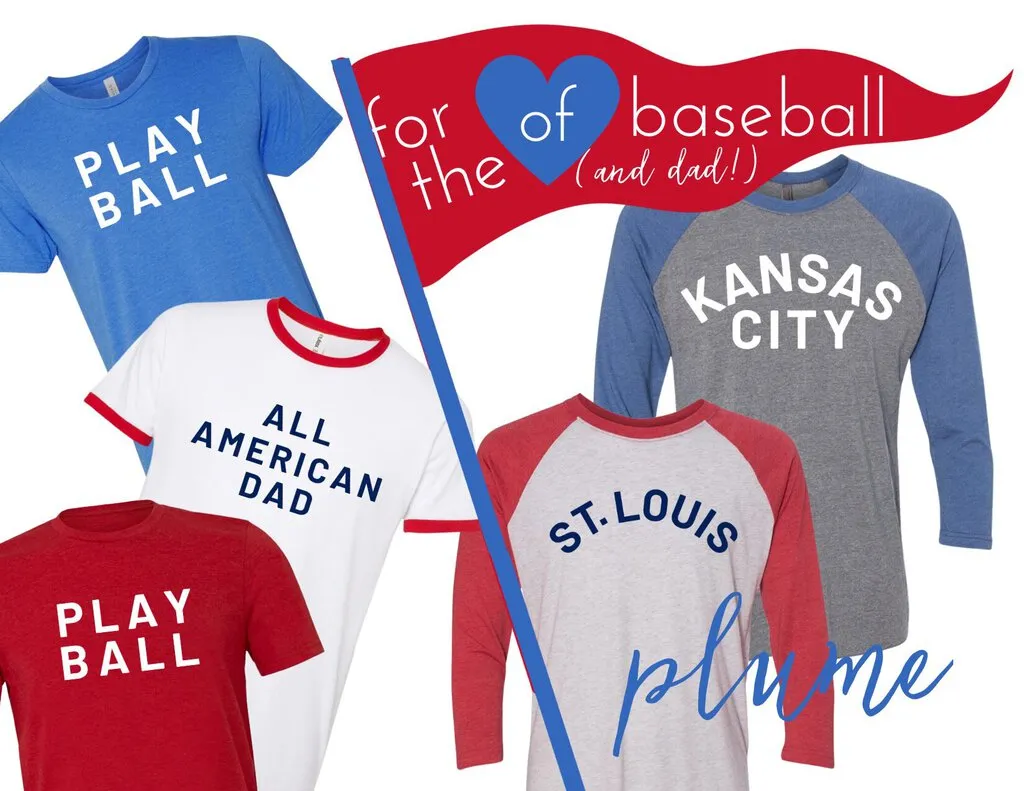 Plume Ringer Tee "All American Dad"