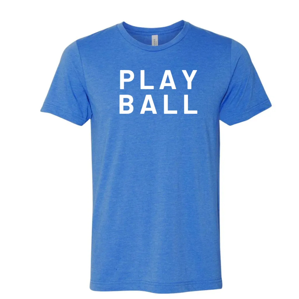 Plume Signature Crewneck Tee "PLAY BALL"