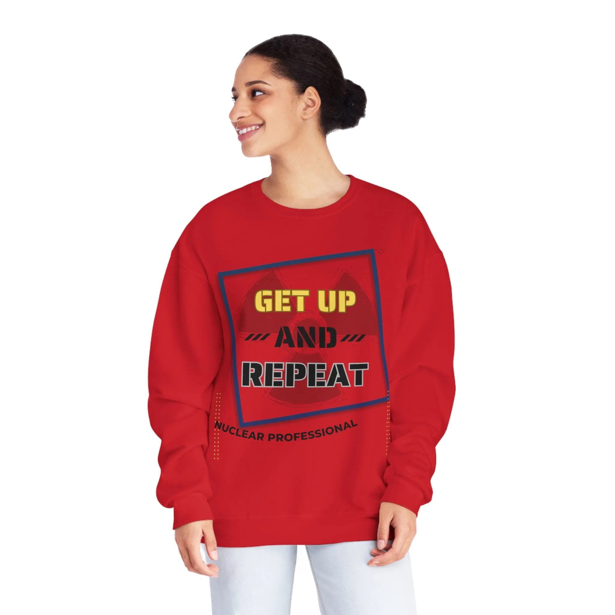 Professional Get Up and Repeat Unisex NuBlend® Crewneck Sweatshirt