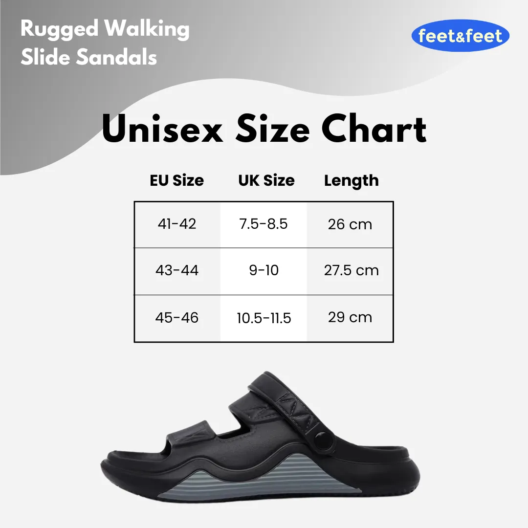 Rugged Walking Slide Sandals