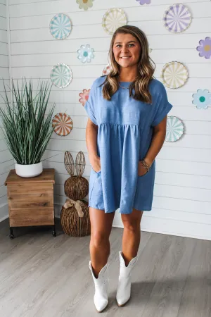 Seeking Sunshine Pocket Dress • Denim