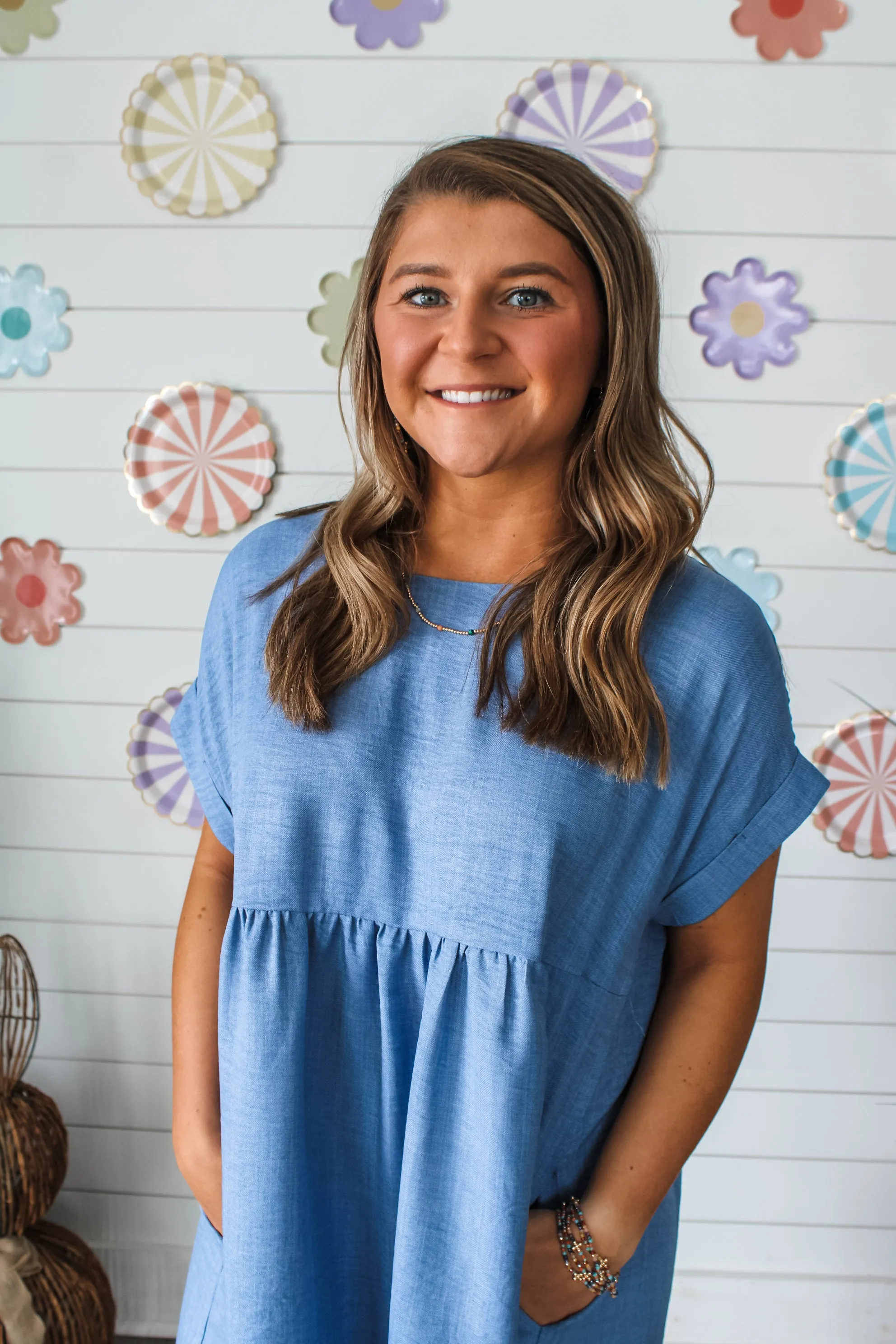 Seeking Sunshine Pocket Dress • Denim