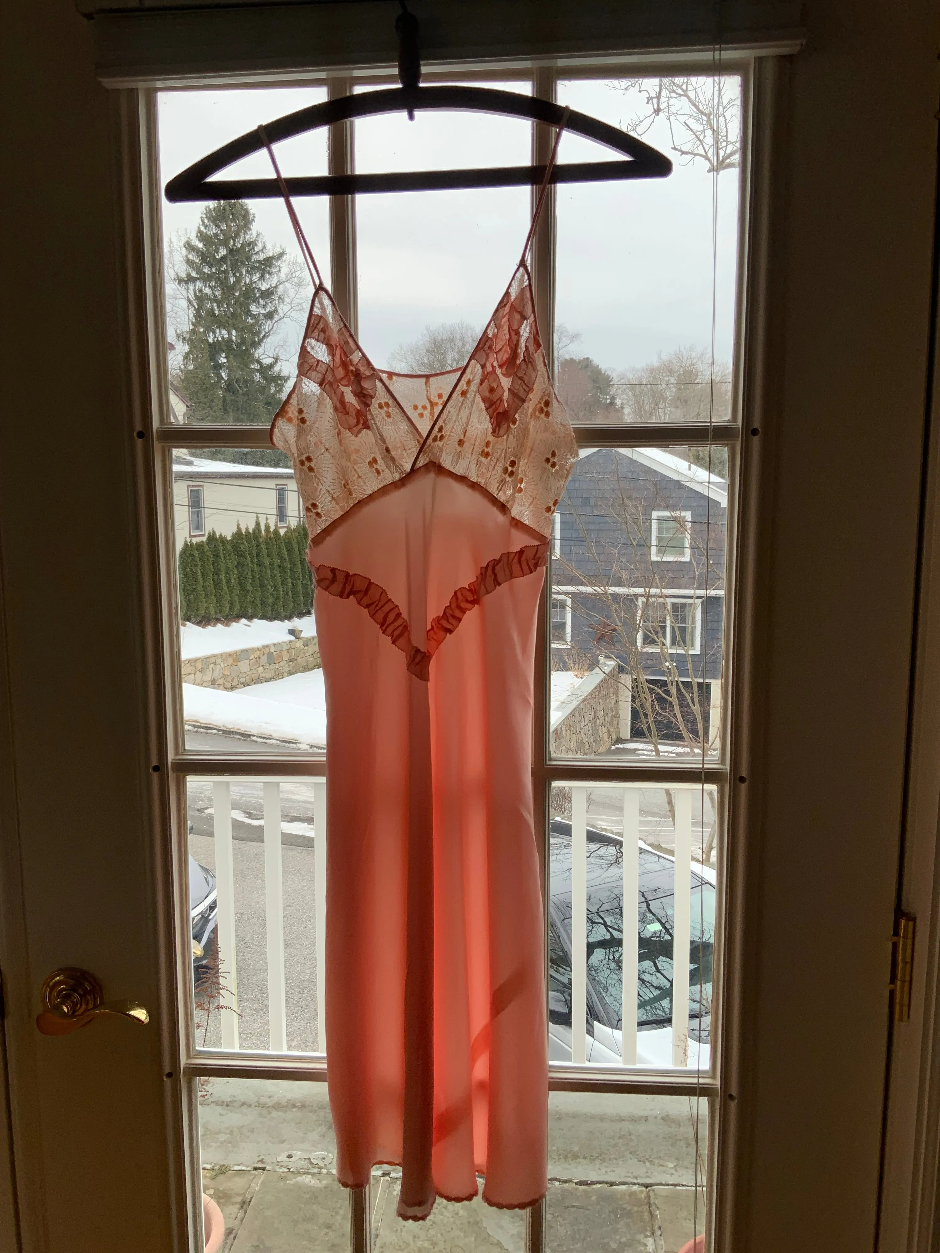 Silk slip Dress - 70s - 70C