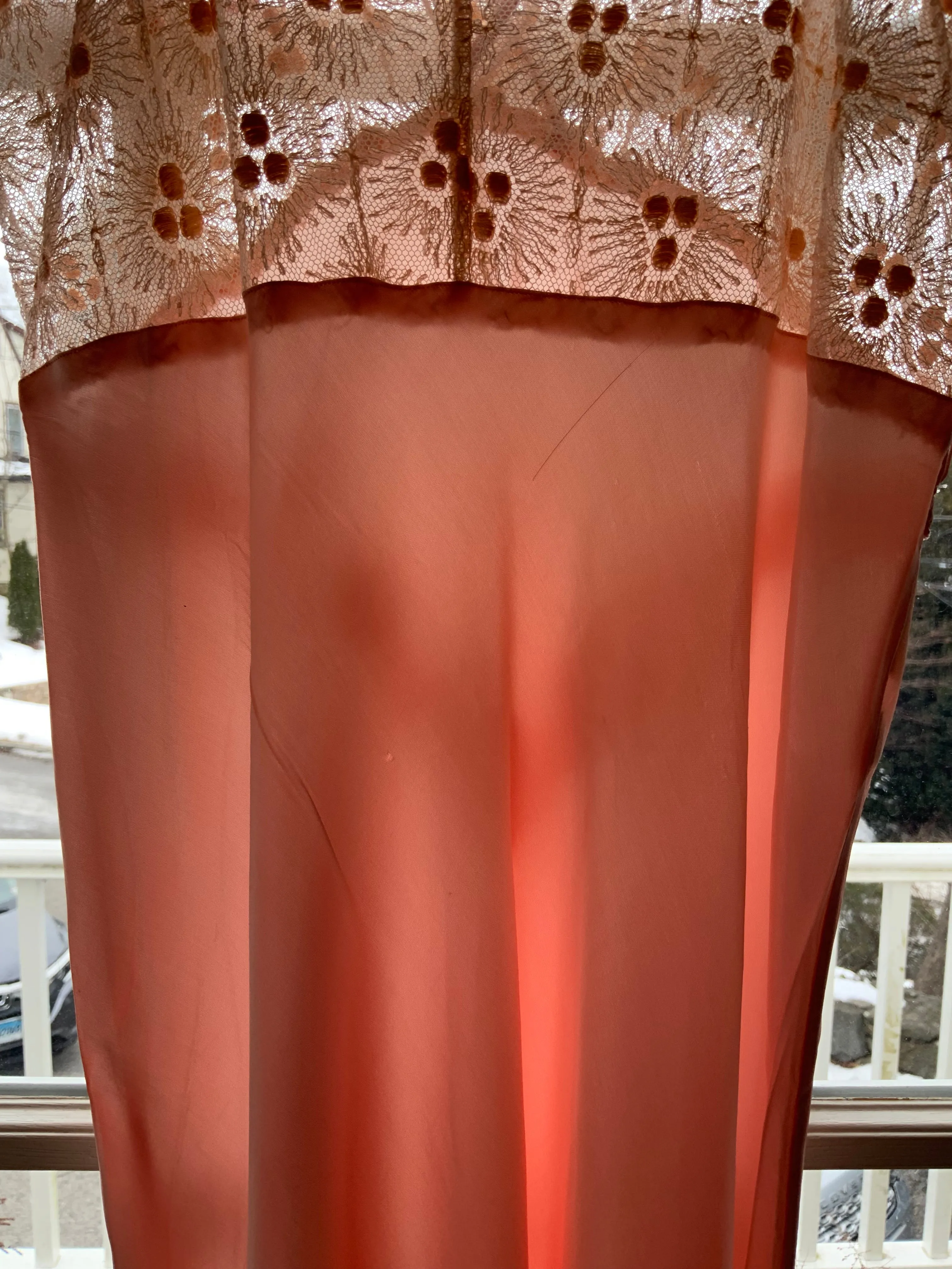 Silk slip Dress - 70s - 70C