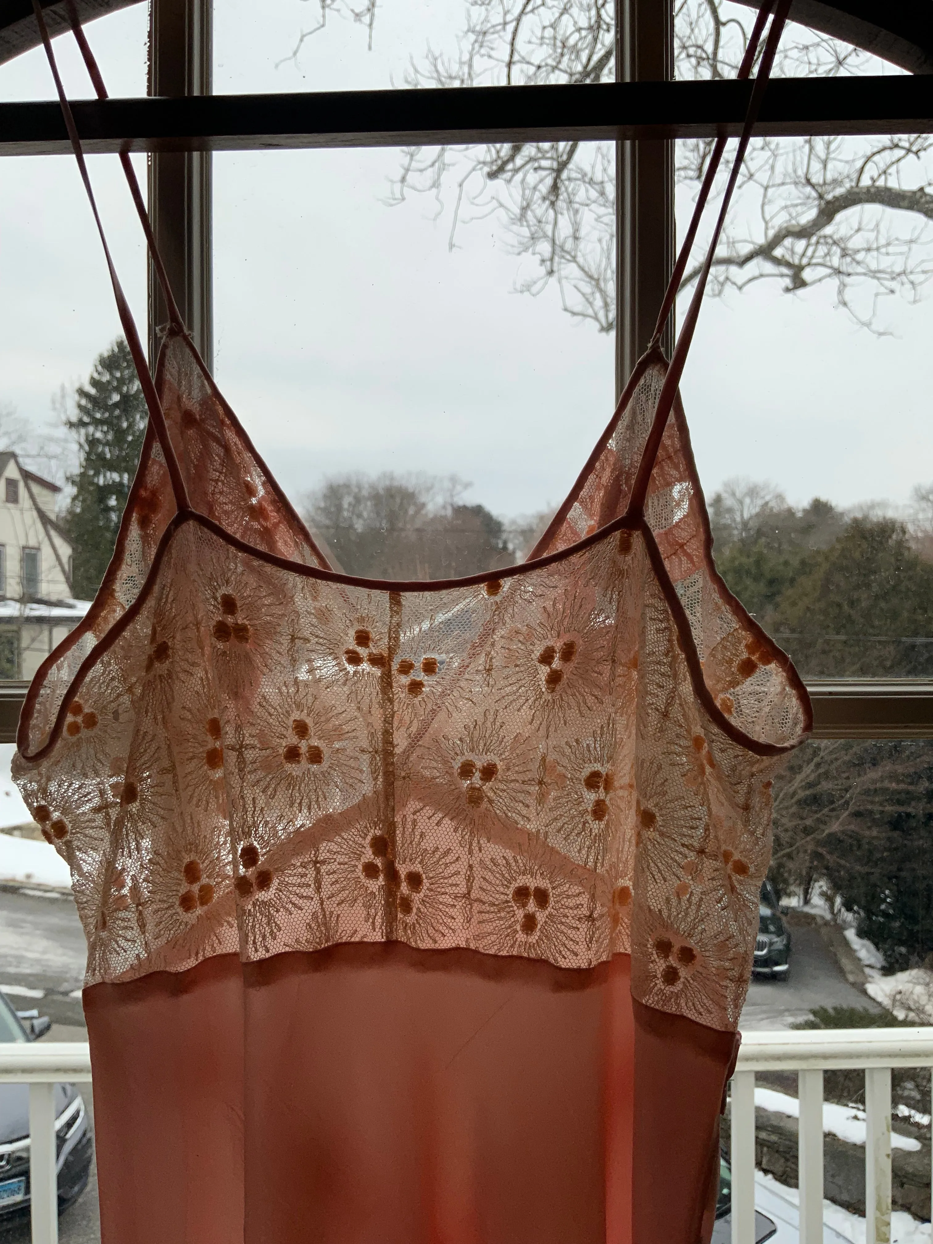 Silk slip Dress - 70s - 70C