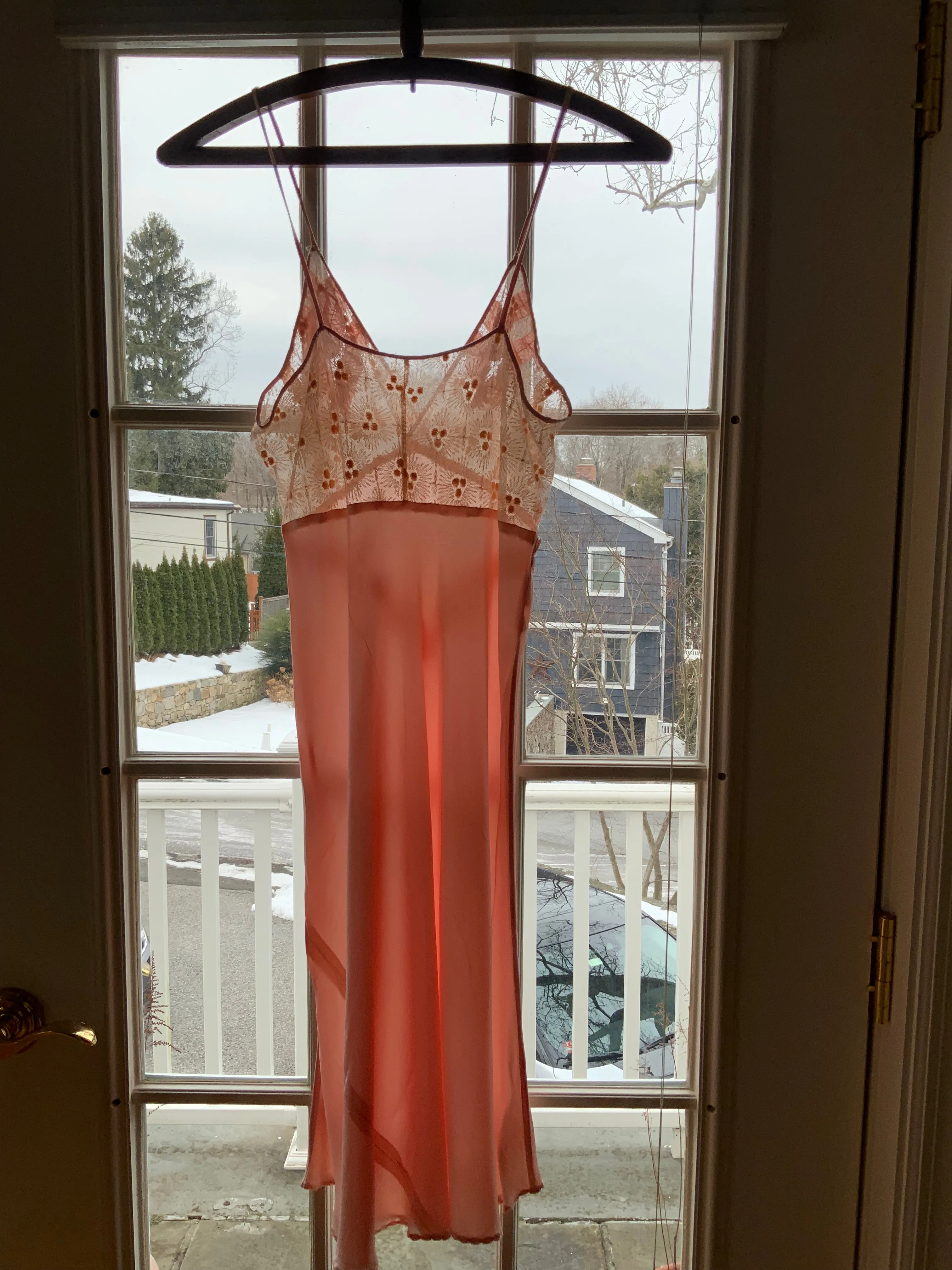 Silk slip Dress - 70s - 70C