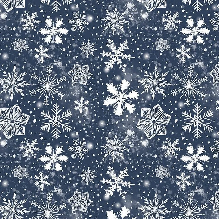 Snow Much Fun Snowfall in Multi by Clara Jean