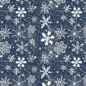 Snow Much Fun Snowfall in Multi by Clara Jean