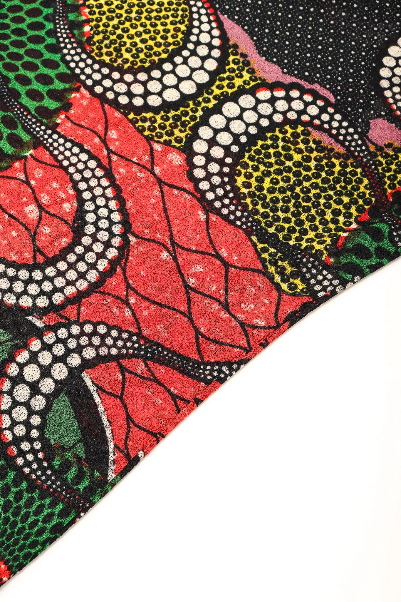 Soleil Wax Print Mesh Tank