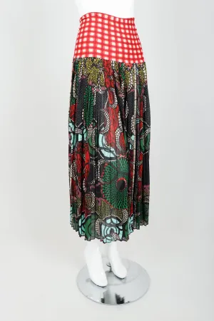 Soleil Wax Print Skirt