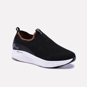 Surge Black Slip On Sneakers 0120504
