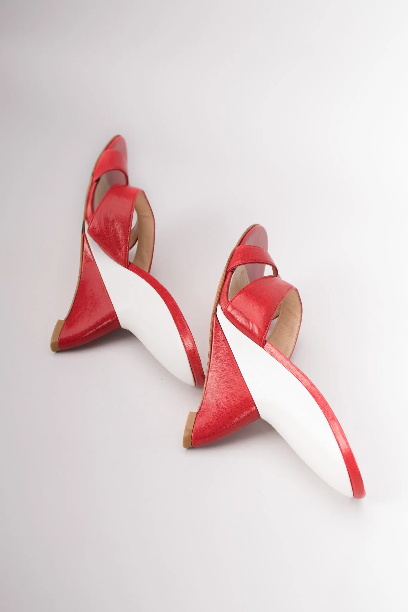 Tailfin Wedge Slide Sandals