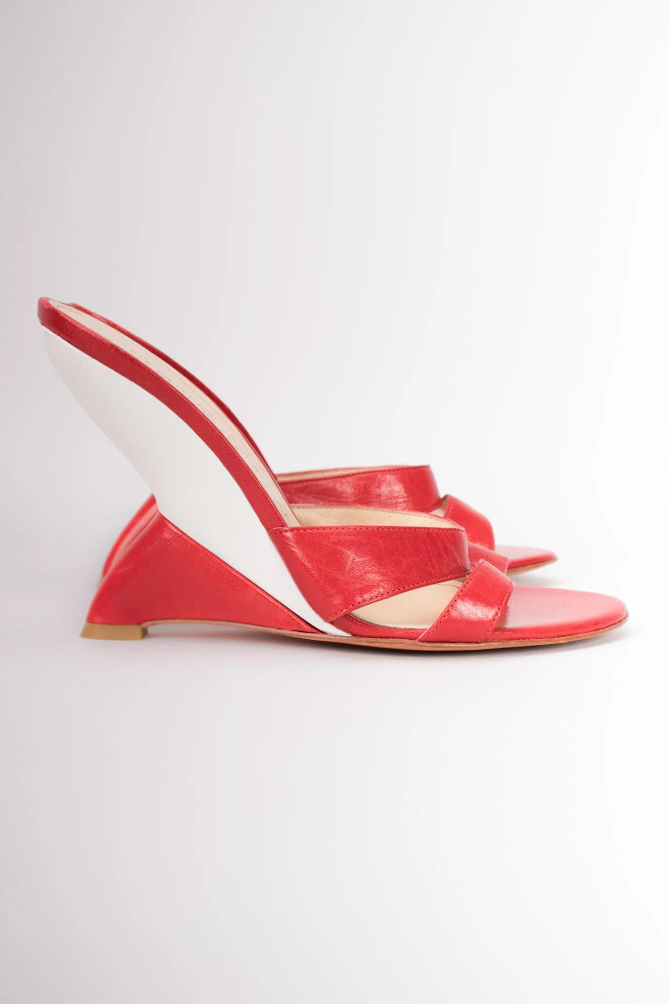 Tailfin Wedge Slide Sandals