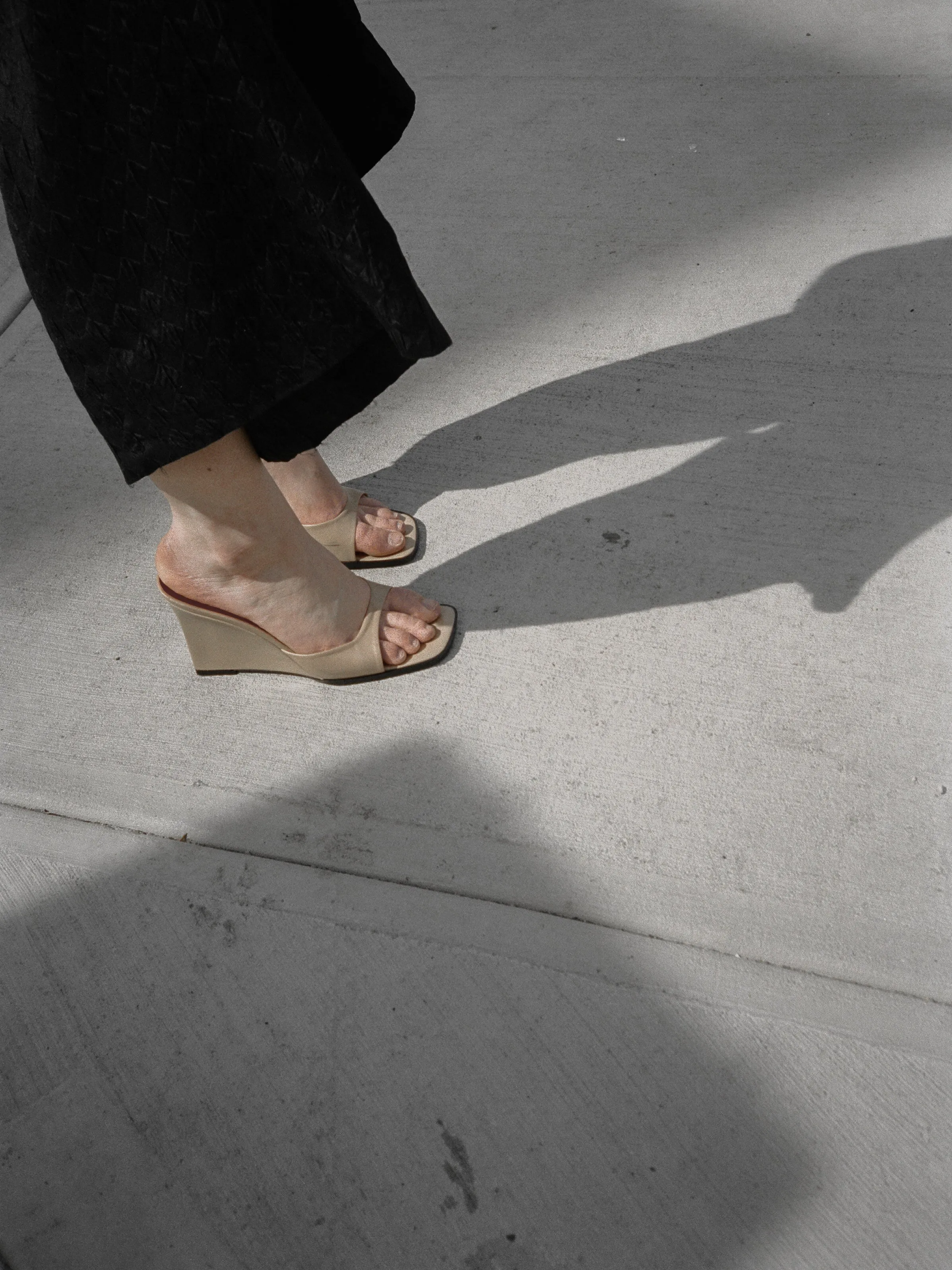 Tan Wedge Sandals (8)