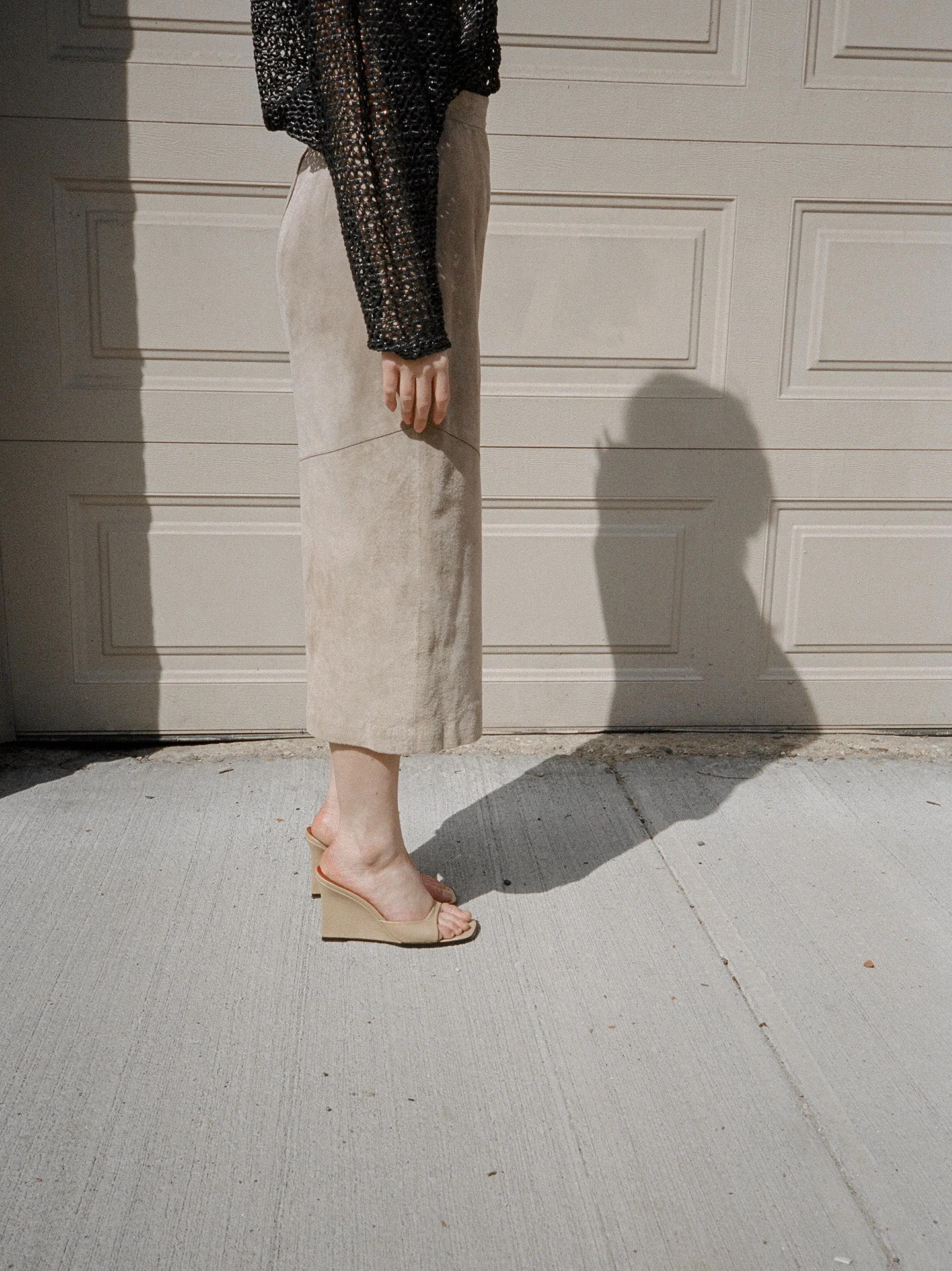 Tan Wedge Sandals (8)