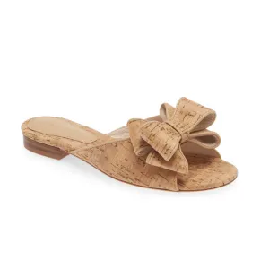 The Bow Slide Sandal in Cork