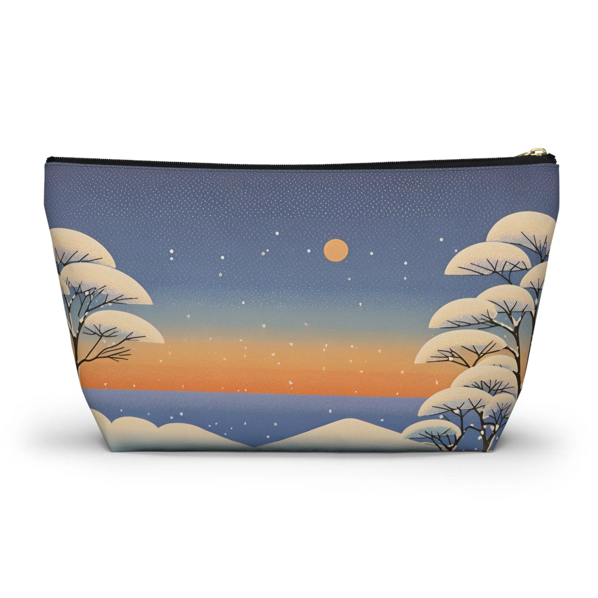 The Quiet of Winter | Portable Tech Pouch for Gamers & Remote Workers
