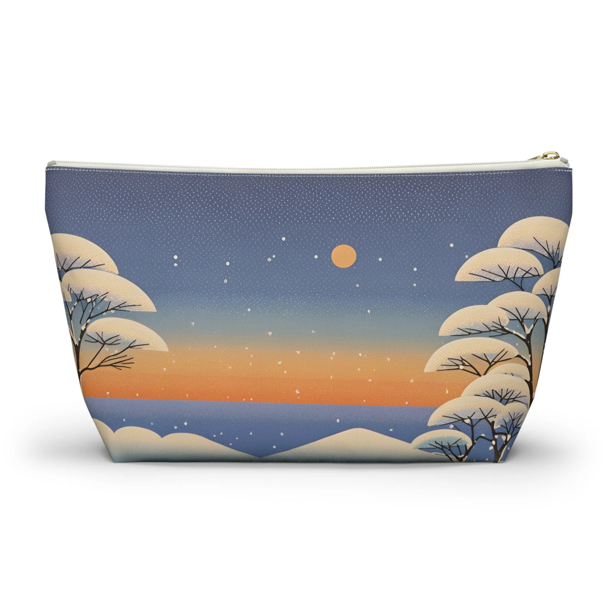 The Quiet of Winter | Portable Tech Pouch for Gamers & Remote Workers