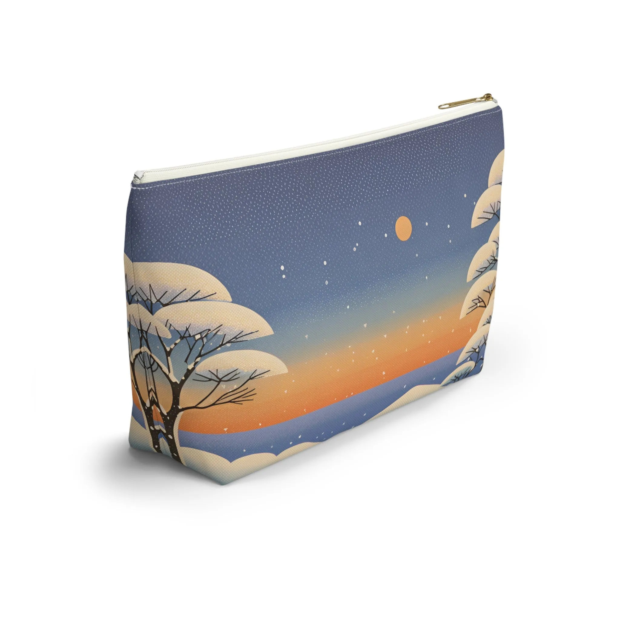 The Quiet of Winter | Portable Tech Pouch for Gamers & Remote Workers
