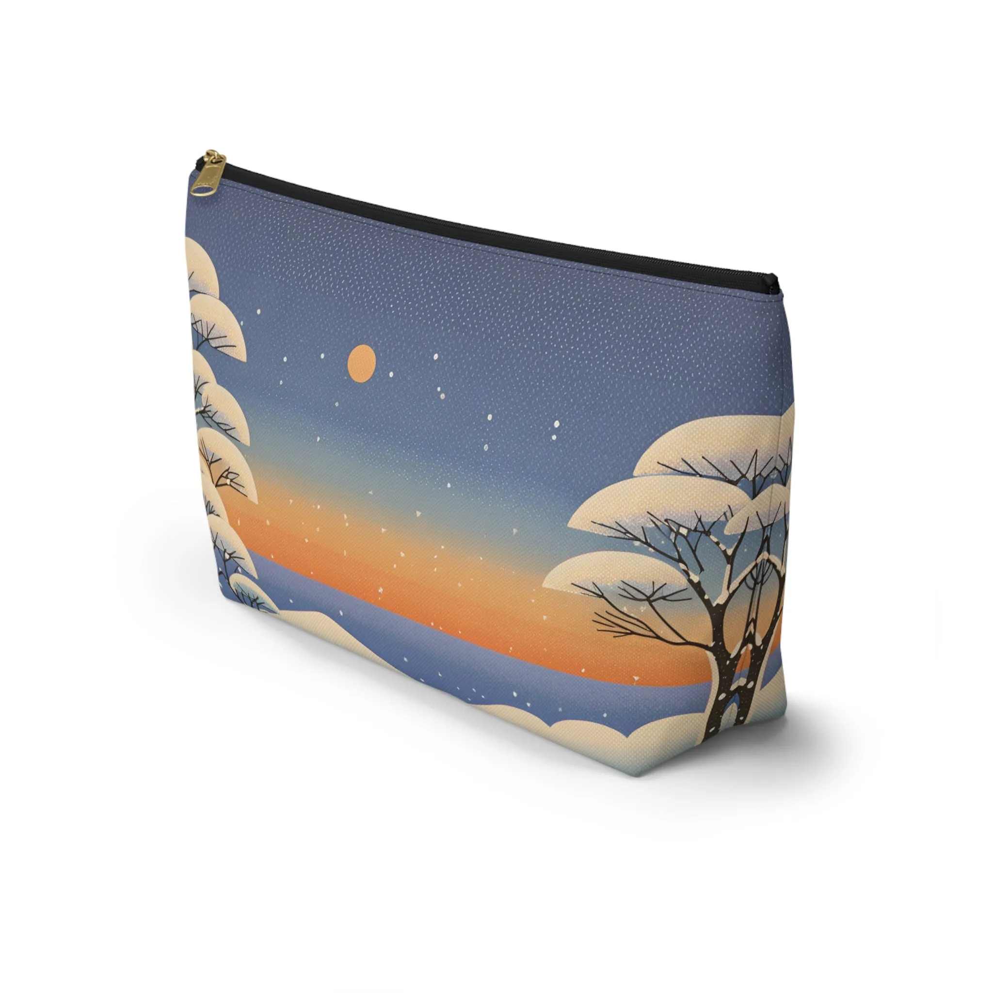The Quiet of Winter | Portable Tech Pouch for Gamers & Remote Workers