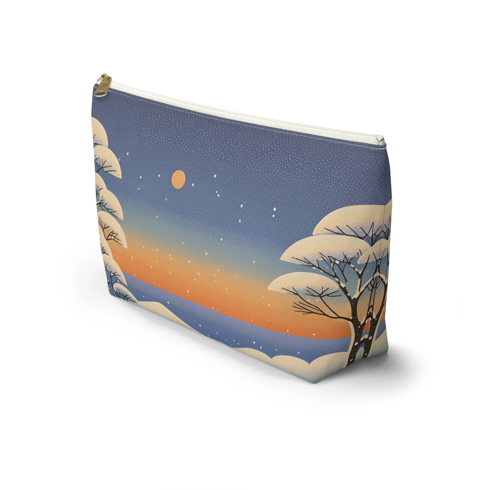 The Quiet of Winter | Portable Tech Pouch for Gamers & Remote Workers