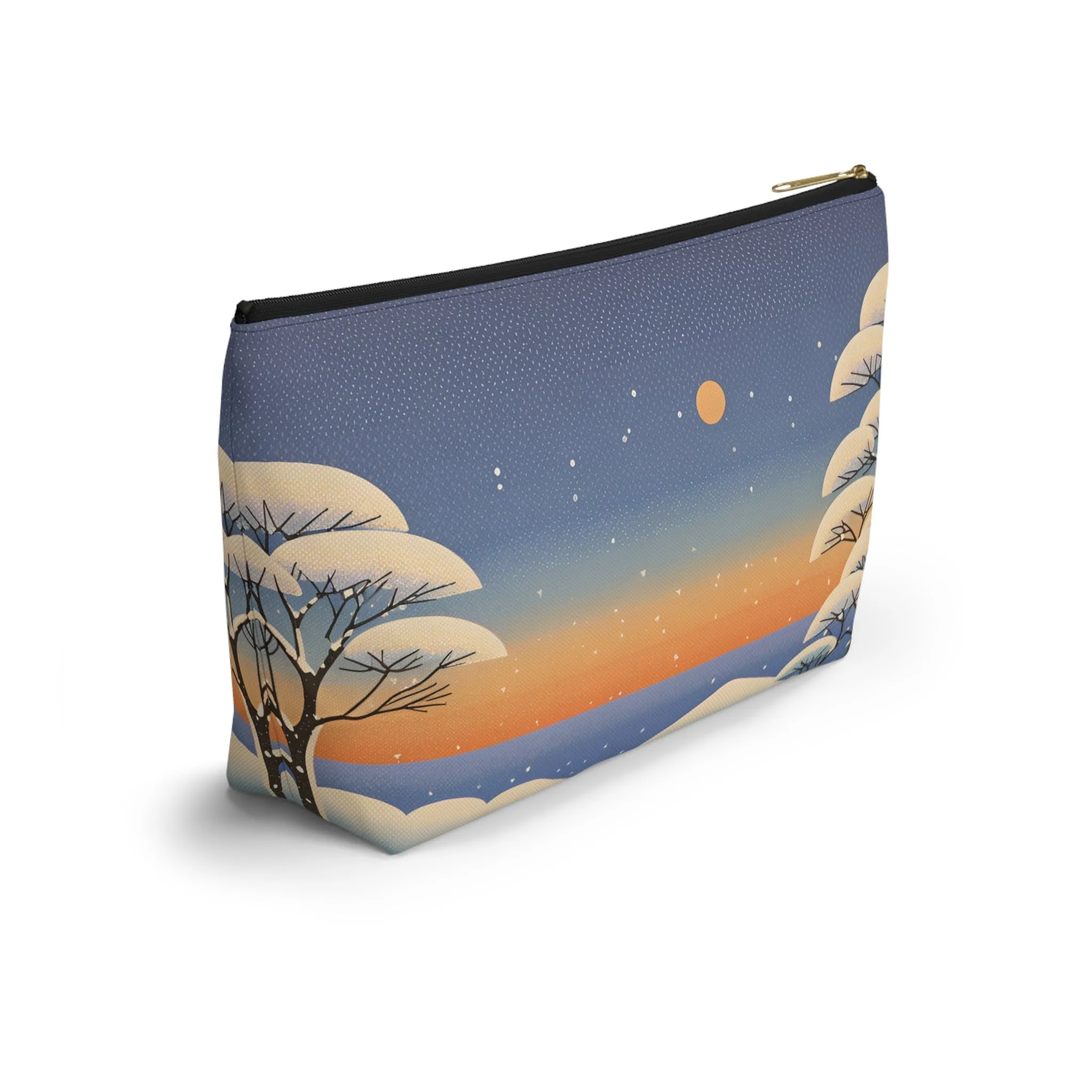 The Quiet of Winter | Portable Tech Pouch for Gamers & Remote Workers