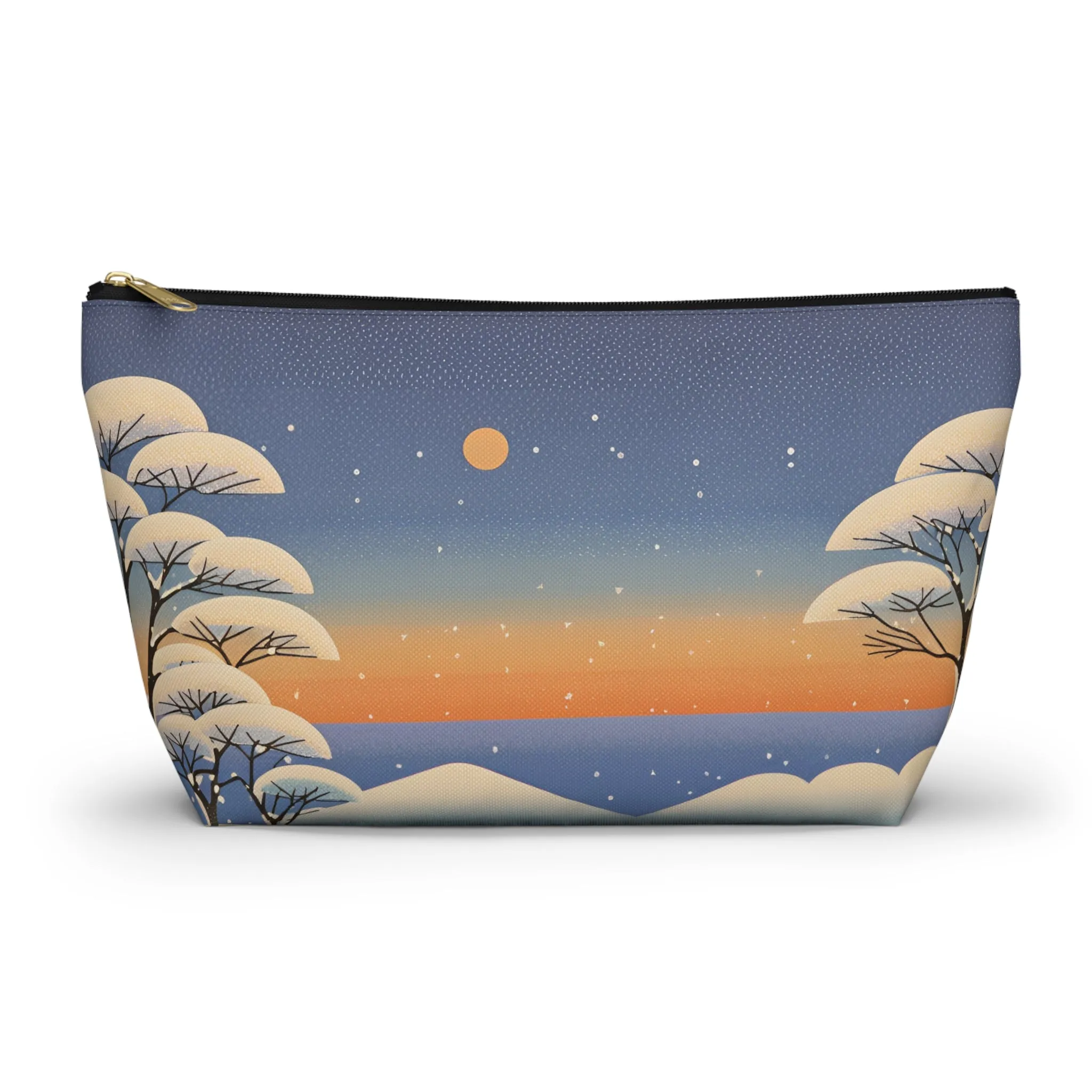 The Quiet of Winter | Portable Tech Pouch for Gamers & Remote Workers