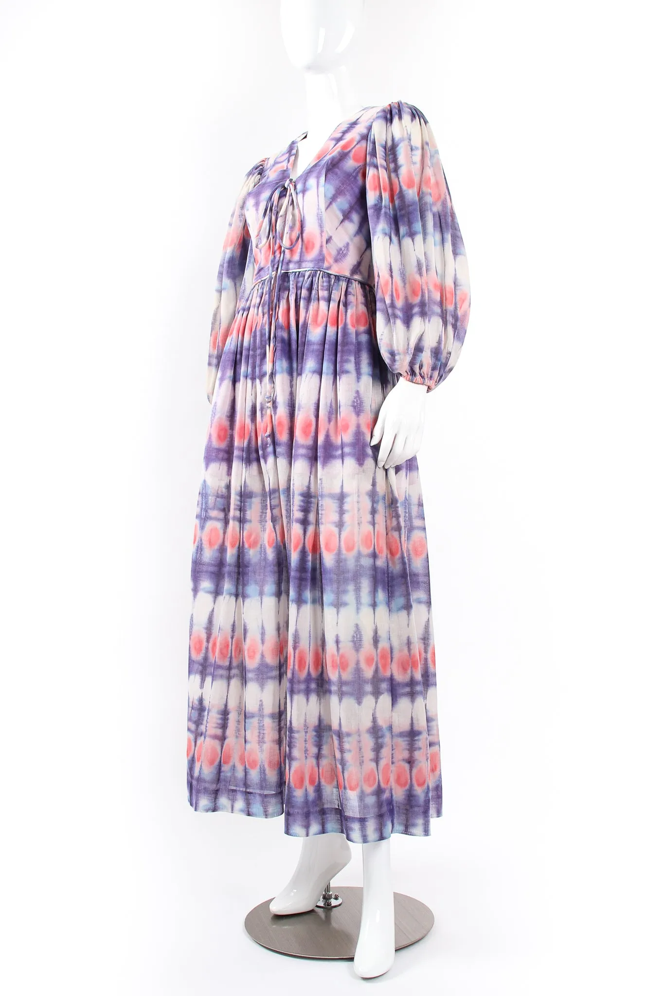 Tie Dye Balloon Sleeve Dress