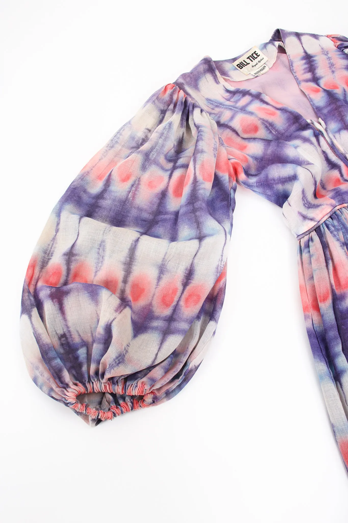 Tie Dye Balloon Sleeve Dress