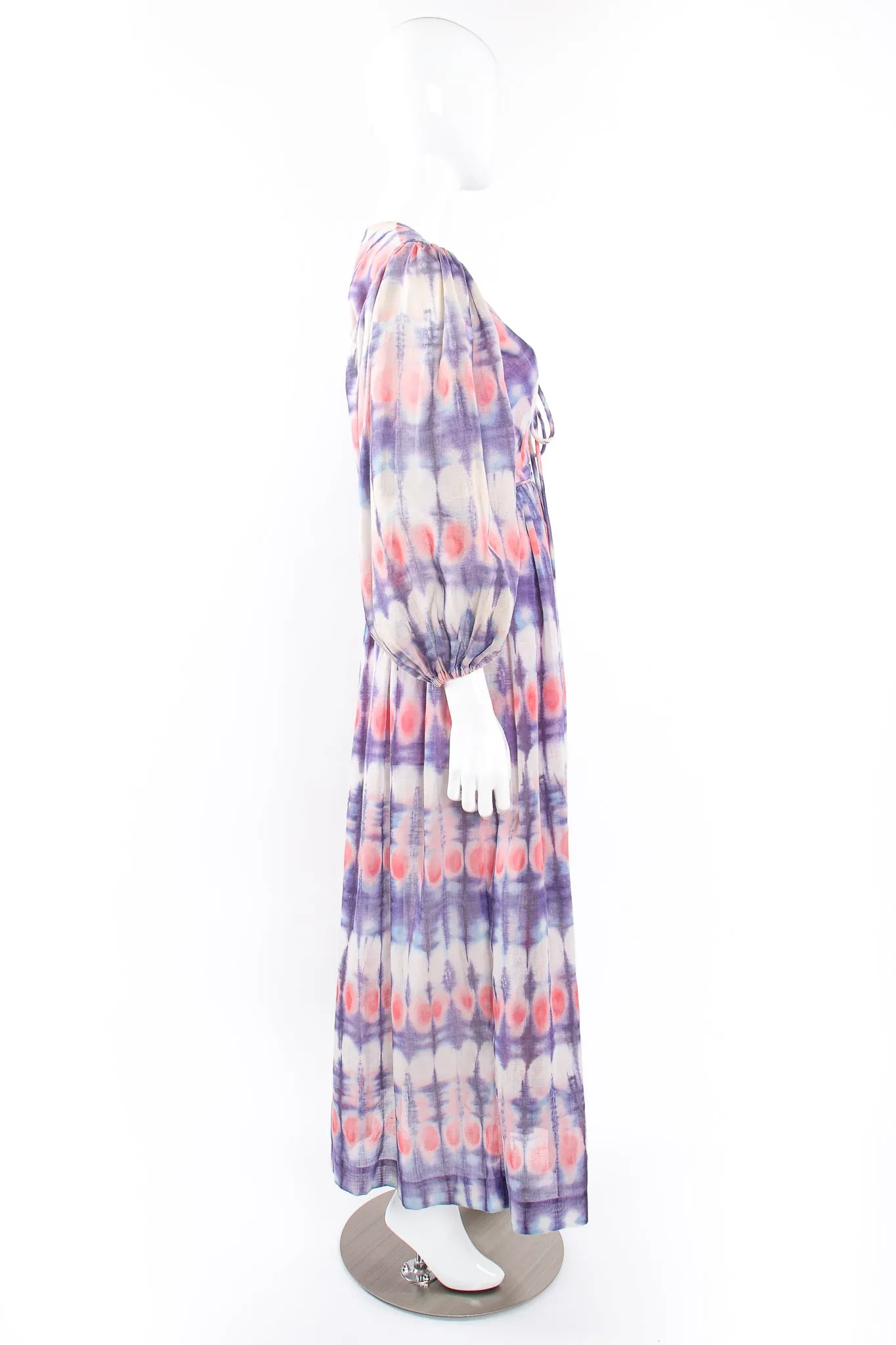 Tie Dye Balloon Sleeve Dress
