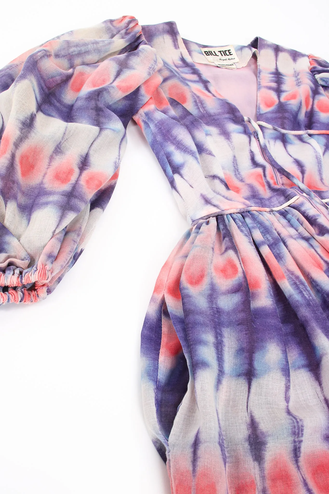Tie Dye Balloon Sleeve Dress