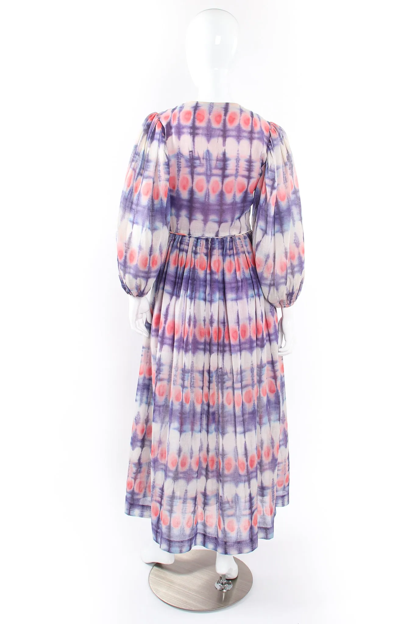 Tie Dye Balloon Sleeve Dress