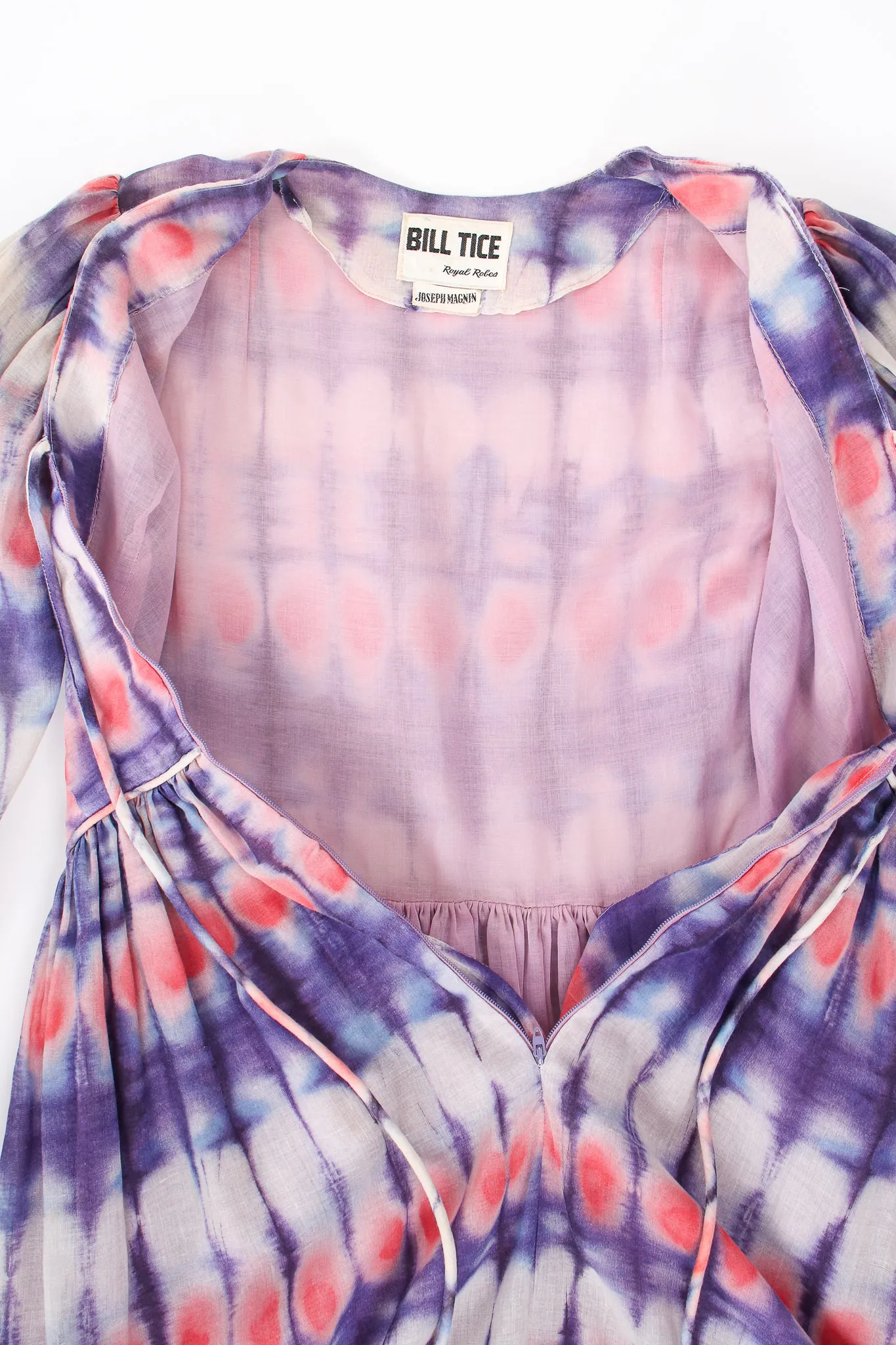 Tie Dye Balloon Sleeve Dress