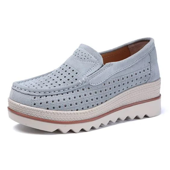 Trendy Hollow Out Platform Shoes