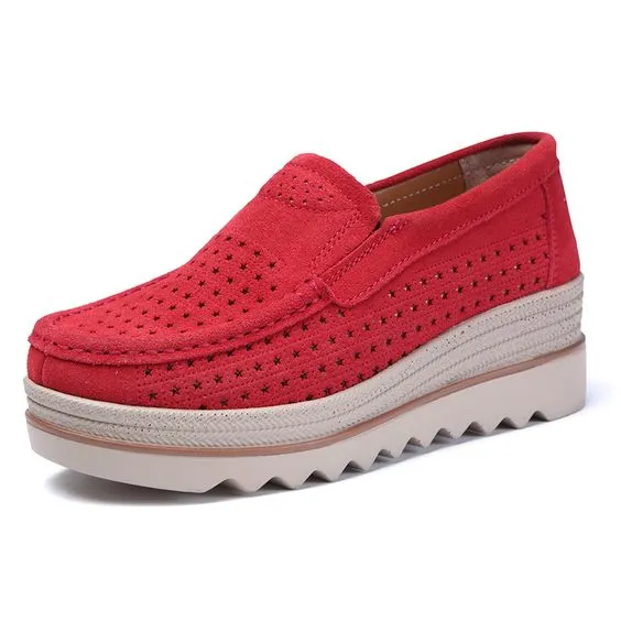 Trendy Hollow Out Platform Shoes