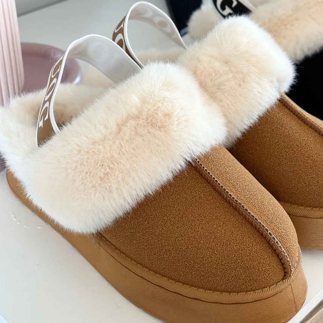 Uog Cozy Plush Fur-Lined Slippers