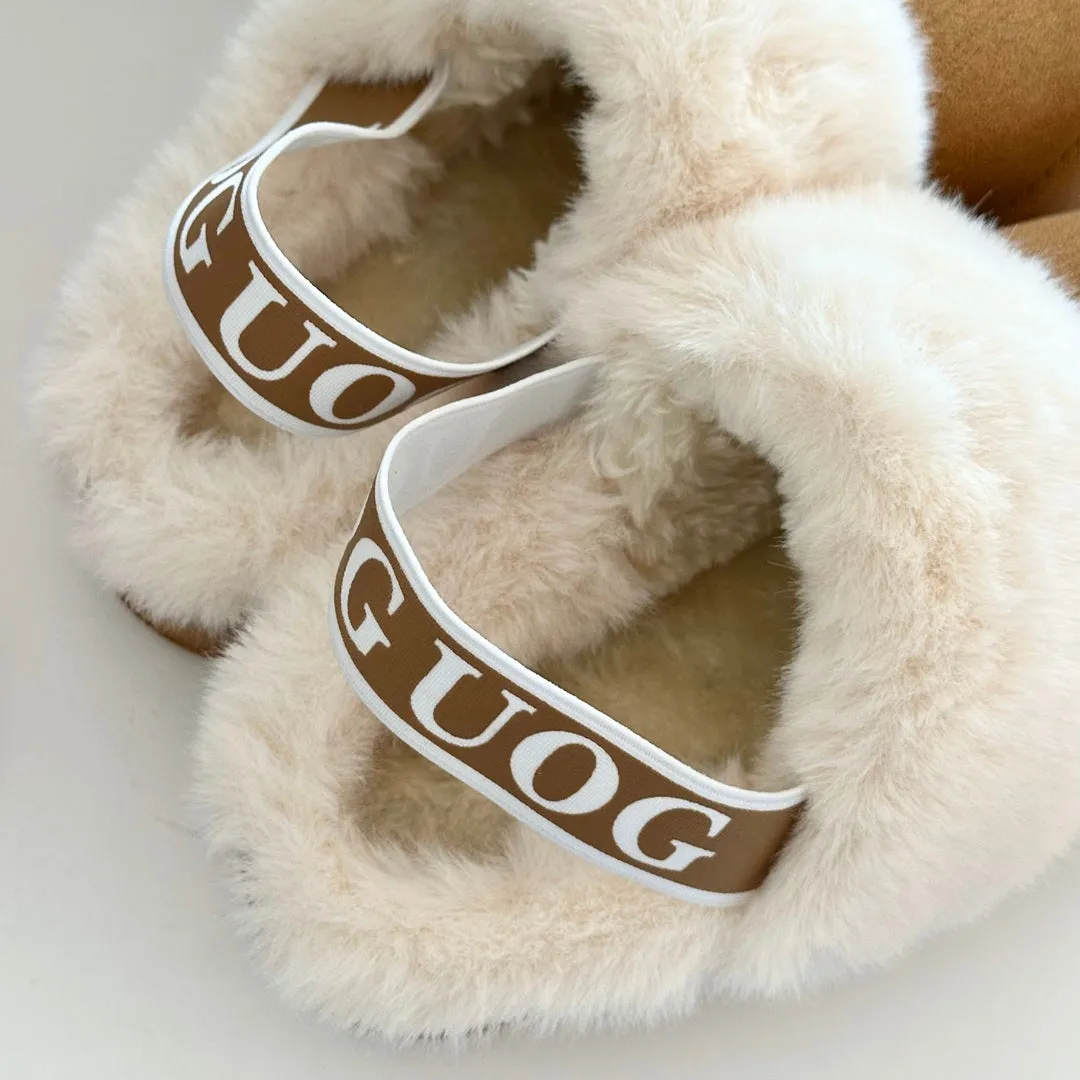 Uog Cozy Plush Fur-Lined Slippers