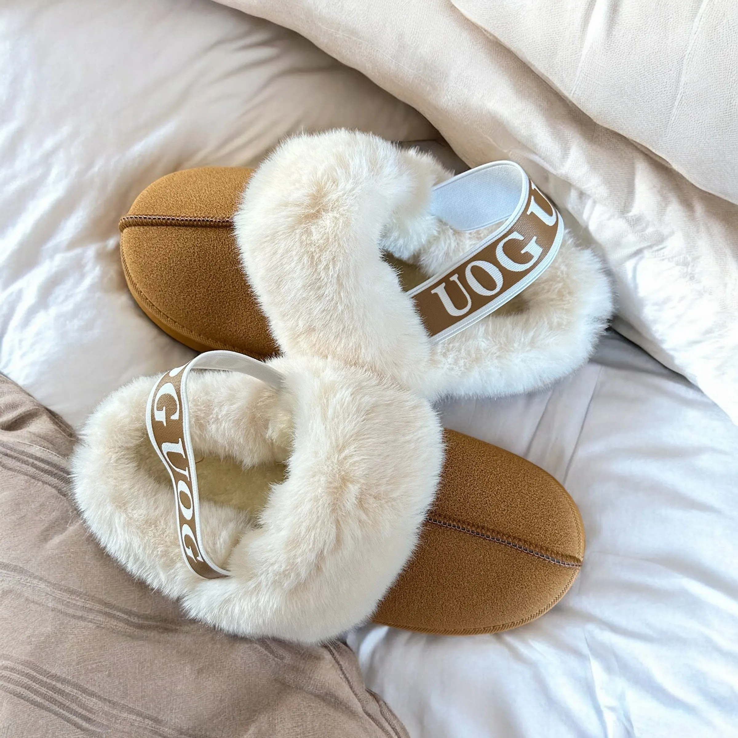 Uog Cozy Plush Fur-Lined Slippers
