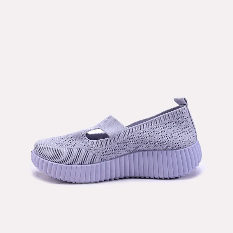 Vela Gray Platform Slip On Sneakers 0440753