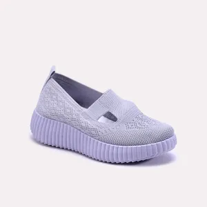 Vela Gray Platform Slip On Sneakers 0440753
