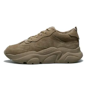 Velvet Platform Dad Sneaker Shoes
