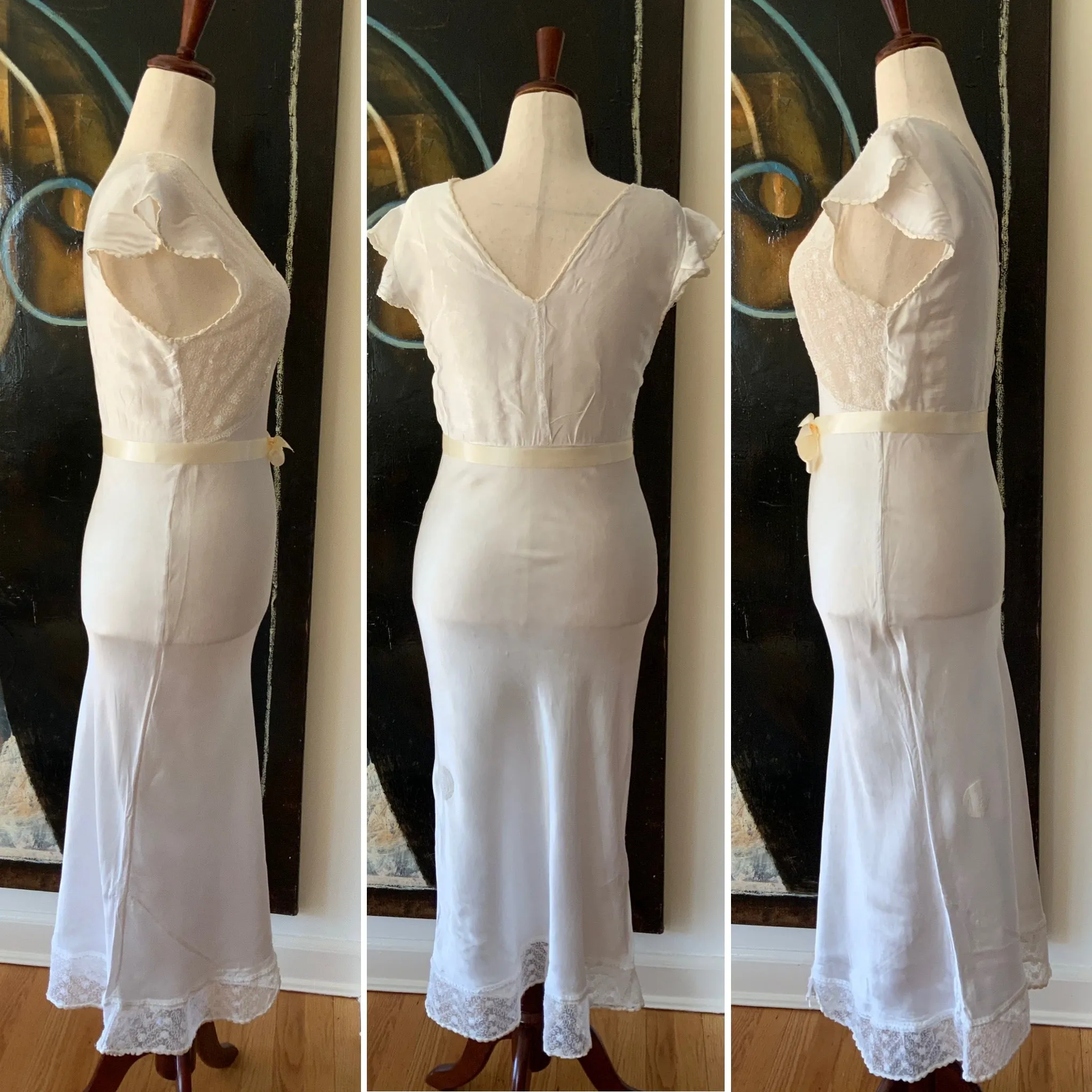 White Nightgown - 40s - 40N