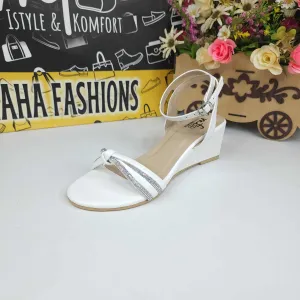 White Studs Sandals
