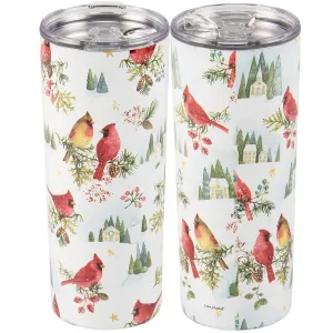 Winter Cardinal coffee Tumbler