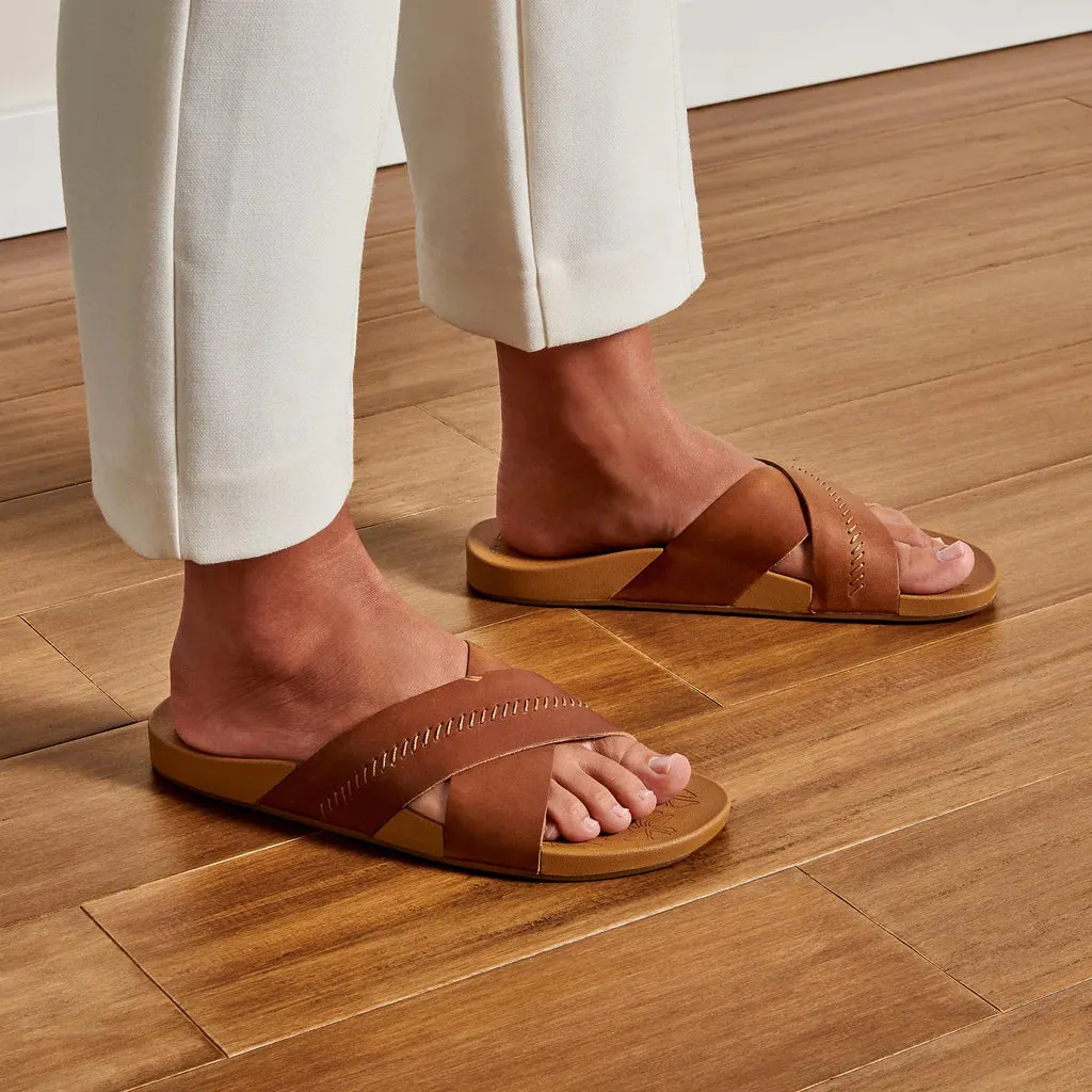 Women's Olukai | Kipe'a 'Olu Slide Sandals | Sahara